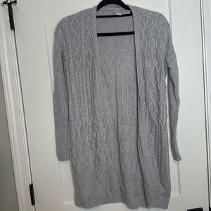 Cashmere Blend Chicos Grey Cardigan -‎ 00